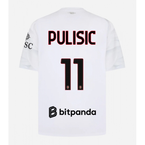 Billige Fotballdrakt AC Milan Christian Pulisic #11 Replika Bortedrakt 2026-27 Kortermet Billige Fotballdrakt AC Milan Christian Pulisic #11 Replika Bortedrakt 2026-27 Kortermet
